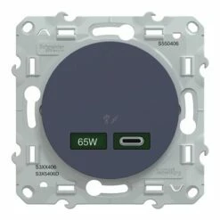 Chargeur USB C 65W Odace S550406 Bleu Cobalt 13 Chargeur USB C 65W Odace S550406 Bleu Cobalt -Schneider Electric Soldes chargeur usb c 65w odace s550406 bleu cobalt 3