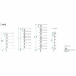 Sèche Serviette électrique Chime TCHR 250 Watts 7 Sèche Serviette électrique Chime TCHR 250 Watts -Schneider Electric Soldes chime tchr 025 050 f 250 watts chrome 2