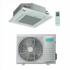 Climatiseur Cassette 4 Voies 900x900, 9 KWatts Monophasé R32