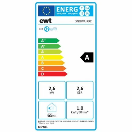 Climatiseur Mobile Monobloc SNOWAIR9C 2,6 KWatts Froid Seul 5 Climatiseur Mobile Monobloc SNOWAIR9C 2,6 KWatts Froid Seul – Image 3