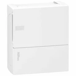 Schneider Electric Coffret électrique Mini Pragma MIP11108 8 Modules Portillon Opaque Blanc En Saillie