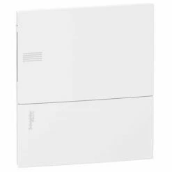 Schneider Electric Coffret électrique Mini Pragma MIP21108 8 Modules Portillon Opaque Blanc Encastré