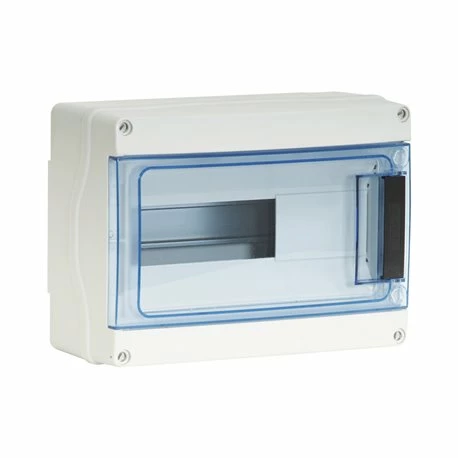 Coffret étanche À Faces Lisses 12 Modules 1 Rangée 3 Coffret étanche À Faces Lisses 12 Modules 1 Rangée