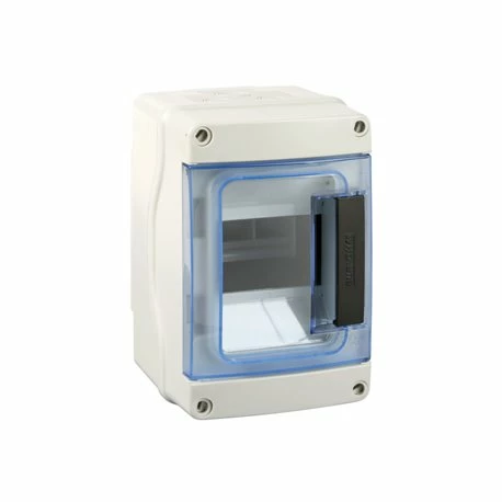 Coffret étanche Avec Plastrons 4 Modules 1 Rangée 3 Coffret étanche Avec Plastrons 4 Modules 1 Rangée