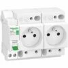 Schneider Electric Combiné Disjoncteur + 2 Prises Resi9 XE R9ECS616 1P+N 16 A Courbe C 2 Schneider Electric Combiné Disjoncteur + 2 Prises Resi9 XE R9ECS616 1P+N 16 A Courbe C -Schneider Electric Soldes combine disjoncteur 2 prises resi9 xe r9ecs616 1pn 16 a courbe c