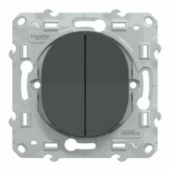 Combiné Va Et Vient + Poussoir Ovalis S340285 Anthracite 14 Combiné Va Et Vient + Poussoir Ovalis S340285 Anthracite -Schneider Electric Soldes combine va et vient poussoir ovalis s340285 anthracite 4