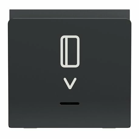 Commande à Carte NO/NF 10A Unica NU328354 Anthracite 2 Modules Mécanisme Seul 4 Commande à Carte NO/NF 10A Unica NU328354 Anthracite 2 Modules Mécanisme Seul – Image 2