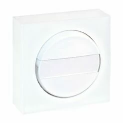 Commande Bouton Poussoir Sans Voyant Avec Porte étiquette Blanc