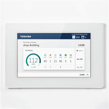 Toshiba Commande Centralisée BMS-CT2560U-E Touch Screen 256 Pour Gestion Jusque 256 Unités Max 4 Toshiba Commande Centralisée BMS-CT2560U-E Touch Screen 256 Pour Gestion Jusque 256 Unités Max – Image 2