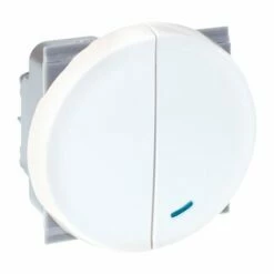 Commande Combiné Poussoir Avec Et Sans Voyant Blanc