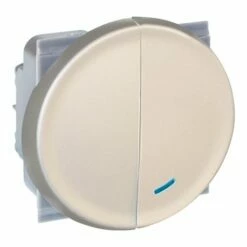 Commande Combiné Poussoir Avec Et Sans Voyant Titane