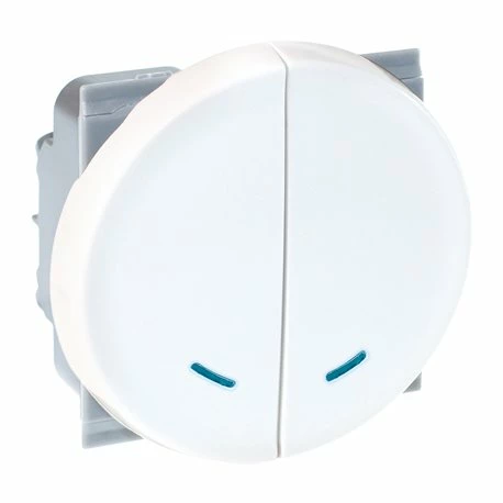 Commande Combiné Va Et Vient Avec Voyant Blanc 3 Commande Combiné Va Et Vient Avec Voyant Blanc