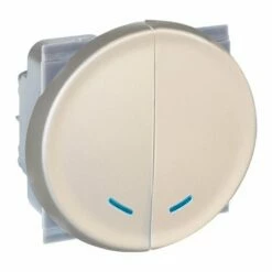 Commande Combiné Va Et Vient Avec Voyant Titane