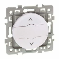 Commande De Volet Roulant Double Poussoir Blanc