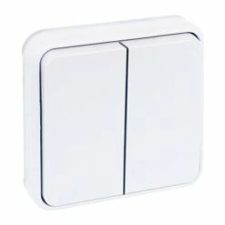 Commande Double Va Et Vient Blanc