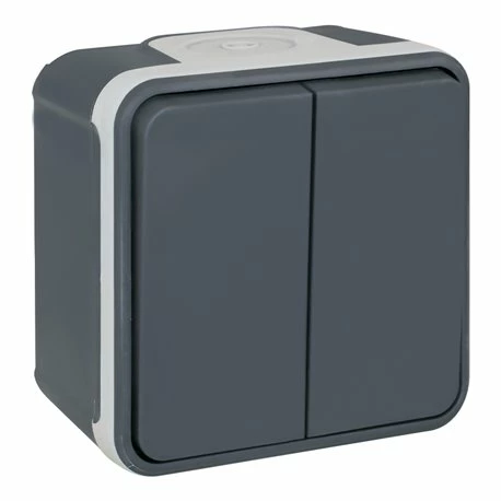 Commande Double Va Et Vient Gris 3 Commande Double Va Et Vient Gris