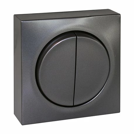 Commande Double Va Et Vient Sans Voyant Gris 3 Commande Double Va Et Vient Sans Voyant Gris