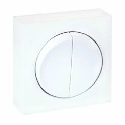 Commande Va Et Vient + Bouton Poussoir Sans Voyant Blanc