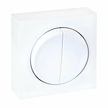 Commande Va Et Vient + Bouton Poussoir Sans Voyant Blanc 3 Commande Va Et Vient + Bouton Poussoir Sans Voyant Blanc