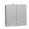 Commande Volet-roulant Double Poussoir + STOP Unica NU323730 Aluminium 2 Modules Mécanisme Seul 1 Commande Volet-roulant Double Poussoir + STOP Unica NU323730 Aluminium 2 Modules Mécanisme Seul -Schneider Electric Soldes commande volet roulant double poussoir stop unica nu323730 aluminium 2 modules mecanisme seul