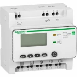 Schneider Electric Compteur D'énergie Des Usages électriques Wiser Energy EER39000 RT2012 Avec 5 TC Fermés 80A