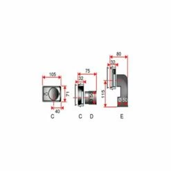 Contre-prise Living Anthracite Raccord Droit 5 Contre-prise Living Anthracite Raccord Droit -Schneider Electric Soldes contre prise living aldes 11070254 anthracite raccord droit 1