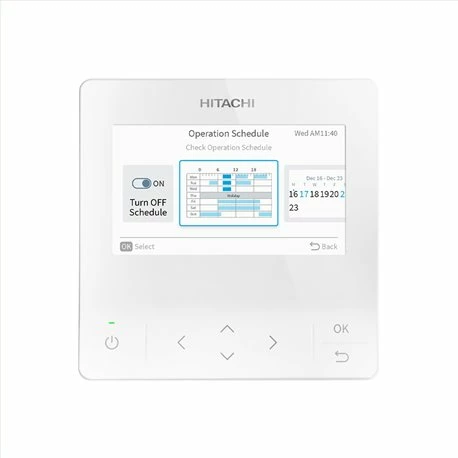 Contrôleur Couleurs Design Filaire Pour Unité De Climatisation Hitachi 4 Contrôleur Couleurs Design Filaire Pour Unité De Climatisation Hitachi – Image 2