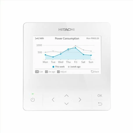 Contrôleur Couleurs Design Filaire Pour Unité De Climatisation Hitachi 5 Contrôleur Couleurs Design Filaire Pour Unité De Climatisation Hitachi – Image 3