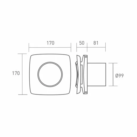 Atlantic Extracteur Ponctuelle Curv Flash 100 HY Pour Salle De Bains Ou WC 4 Atlantic Extracteur Ponctuelle Curv Flash 100 HY Pour Salle De Bains Ou WC – Image 2