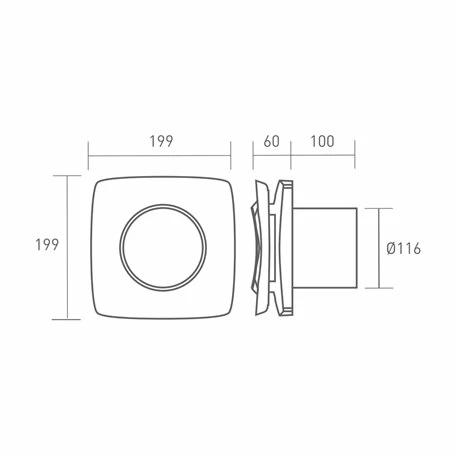 Atlantic Extracteur Ponctuelle Curv Flash 120 I Pour Grande Salle De Bains Ou Cuisine 4 Atlantic Extracteur Ponctuelle Curv Flash 120 I Pour Grande Salle De Bains Ou Cuisine – Image 2