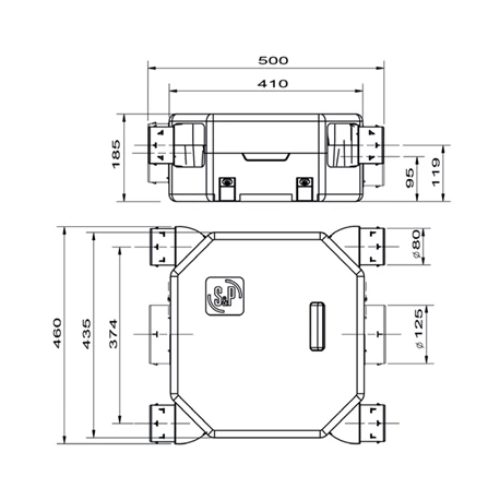 VMC Autoréglable Deco Flat DHU N 27,75 W-Th-C Moteur Seul 4 VMC Autoréglable Deco Flat DHU N 27,75 W-Th-C Moteur Seul – Image 2