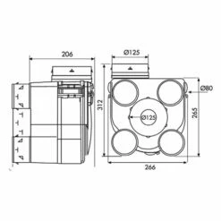 VMC Simple Flux Deco Serenite 26,75 W Th-C Moteur+bouches 11 VMC Simple Flux Deco Serenite 26,75 W Th-C Moteur+bouches -Schneider Electric Soldes deco serenite 604142 2675 w th c 2