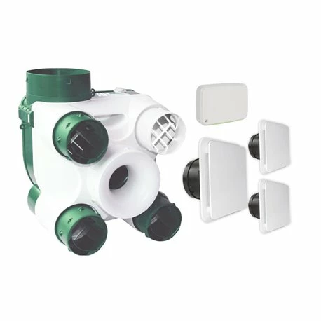 VMC Simple Flux Deco Serenite 26,75 W Th-C Moteur+bouches 3 VMC Simple Flux Deco Serenite 26,75 W Th-C Moteur+bouches