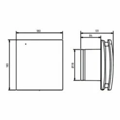 Aérateur Decor Design 200 CRZ 163 M3/h Temporisation 11 Aérateur Decor Design 200 CRZ 163 M3/h Temporisation -Schneider Electric Soldes decor design 401451 temporise clapet anti retour 4