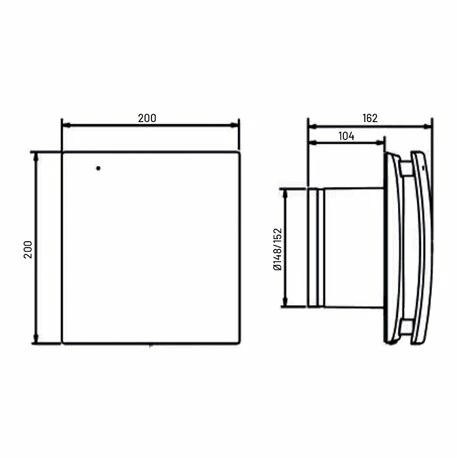 Aérateur Decor Design 300 CZ 250 M3/h Clapet Anti-retour 7 Aérateur Decor Design 300 CZ 250 M3/h Clapet Anti-retour – Image 5