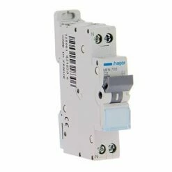 Disjoncteur 1P+N 3kA C-2A 1 Module MFN702