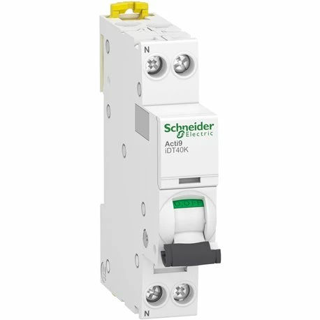 Schneider Electric Disjoncteur Acti9 A9P71640 1P+N 40 A Courbe C 3 Schneider Electric Disjoncteur Acti9 A9P71640 1P+N 40 A Courbe C