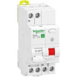 Schneider Electric Disjoncteur Détecteur D'arc Resi9 XP R9PTC625 1P+N 25 A Courbe C