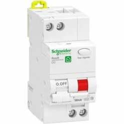 Schneider Electric Disjoncteur Différentiel Resi9 R9PDCF25 1P+N 25 A Type Fsi