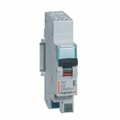 Legrand Disjoncteur DNX3 4500 U+N 230V 2A - 4,5kA Courbe C 1 Module 406780