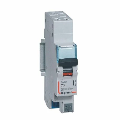 Legrand Disjoncteur DNX3 4500 U+N 230V 2A - 4,5kA Courbe C 1 Module 406780 3 Legrand Disjoncteur DNX3 4500 U+N 230V 2A - 4,5kA Courbe C 1 Module 406780