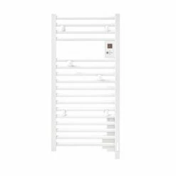 Atlantic Sèche Serviette électrique Doris Étroit 500 Watts, Blanc Brillant