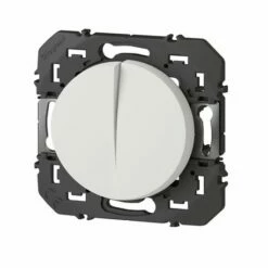 Double Interrupteur Dooxie 10AX 250V Finition Blanc 600002 -Schneider Electric Soldes double interrupteur dooxie 10ax 250v finition blanc600002 2