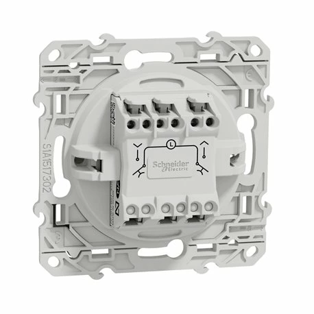 Double Poussoir Avec Fonction STOP Pour Volets-roulants Odace S520227 Blanc Brillant 6 Double Poussoir Avec Fonction STOP Pour Volets-roulants Odace S520227 Blanc Brillant – Image 4