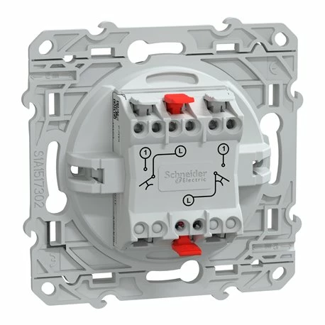 Double Poussoir Ovalis S340216 Anthracite 5 Double Poussoir Ovalis S340216 Anthracite – Image 3