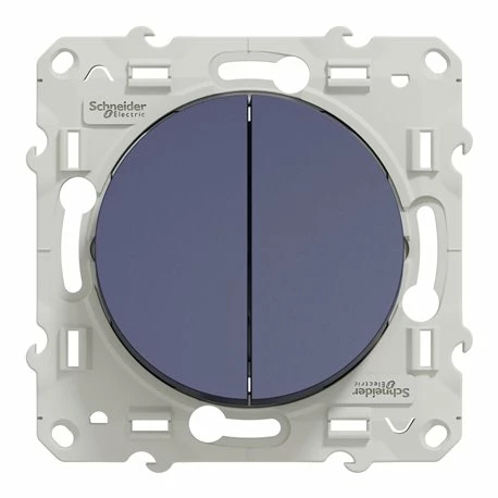 Double Va-et-vient Odace S550214 Bleu Cobalt 5 Double Va-et-vient Odace S550214 Bleu Cobalt – Image 3