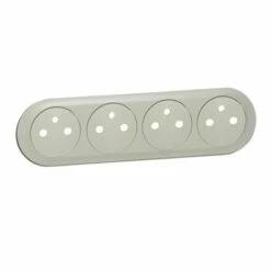 Legrand Enjoliveur Céliane Pour Quadruple Prise De Courant 2P+T Titane 068414