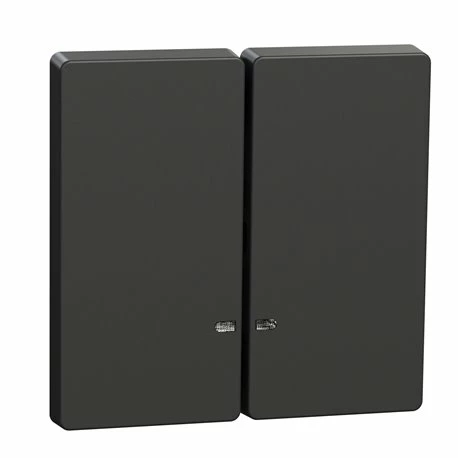 Schneider Electric Enjoliveur Pour Commande Double Avec Voyant D-Life MTN3420-6034 Anthracite 3 Schneider Electric Enjoliveur Pour Commande Double Avec Voyant D-Life MTN3420-6034 Anthracite