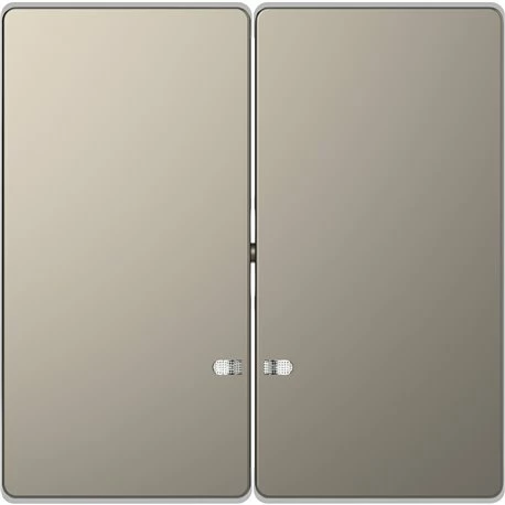 Schneider Electric Enjoliveur Pour Commande Double Avec Voyant D-Life MTN3420-6050 Nickel 3 Schneider Electric Enjoliveur Pour Commande Double Avec Voyant D-Life MTN3420-6050 Nickel