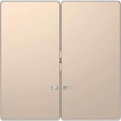 Schneider Electric Enjoliveur Pour Commande Double Avec Voyant D-Life MTN3420-6051 Champagne